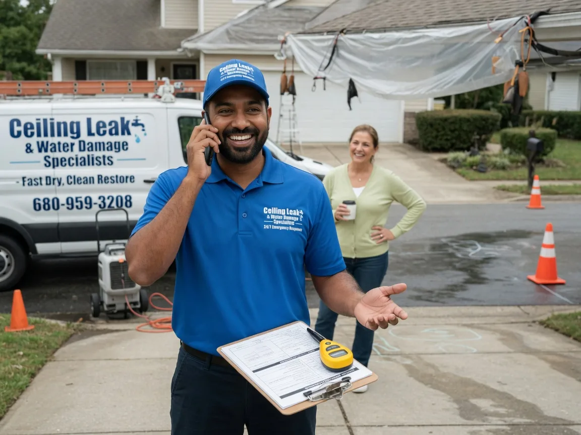 Ceiling Leak Cleanup Bella Vista, AR FAQs